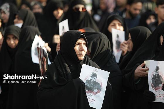 گزارش تصویری | مراسم تشییع پیکر مطهر شهید «مهدی ظریف»، مدافع امنیت در مشهد ۱