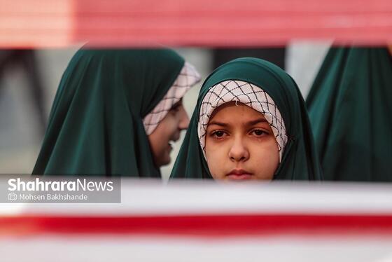 گزارش تصویری | مراسم تشییع پیکر مطهر شهید «مهدی ظریف»، مدافع امنیت در مشهد ۱