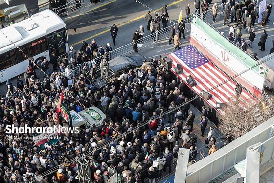 گزارش تصویری | مراسم تشییع پیکر مطهر شهید «مهدی ظریف»، مدافع امنیت در مشهد ۱