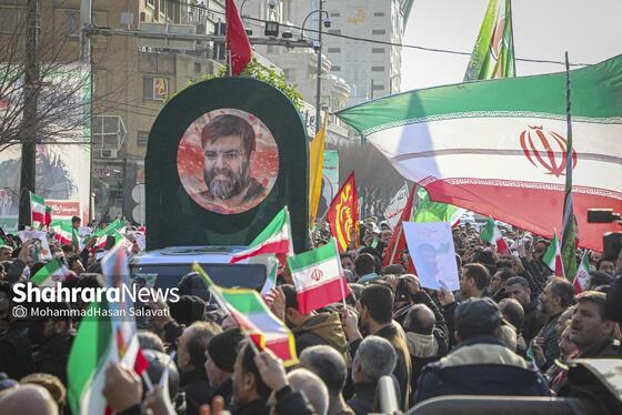 گزارش تصویری | مراسم تشییع پیکر مطهر شهید مدافع امنیت «مهدی ظریف» در مشهد ۲