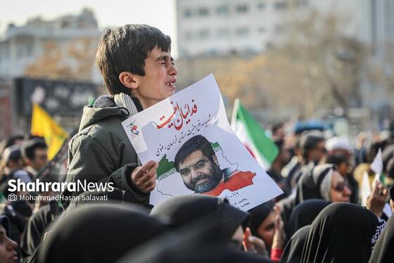 گزارش تصویری | مراسم تشییع پیکر مطهر شهید مدافع امنیت «مهدی ظریف» در مشهد ۲