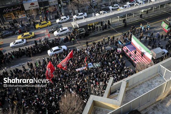 گزارش تصویری | مراسم تشییع پیکر مطهر شهید مدافع امنیت «مهدی ظریف» در مشهد ۲