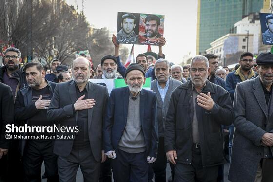 گزارش تصویری | مراسم تشییع پیکر مطهر شهید مدافع امنیت «مهدی ظریف» در مشهد ۲