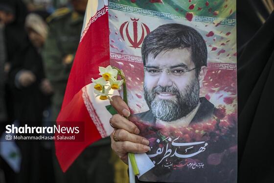 گزارش تصویری | مراسم تشییع پیکر مطهر شهید مدافع امنیت «مهدی ظریف» در مشهد ۲