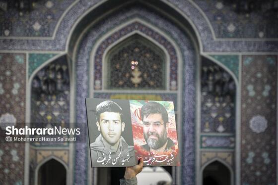 گزارش تصویری | مراسم تشییع پیکر مطهر شهید مدافع امنیت «مهدی ظریف» در مشهد ۲