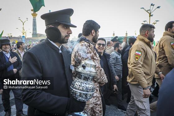 گزارش تصویری | مراسم تشییع پیکر مطهر شهید مدافع امنیت «مهدی ظریف» در مشهد ۲
