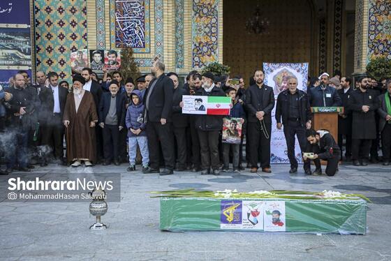 گزارش تصویری | مراسم تشییع پیکر مطهر شهید مدافع امنیت «مهدی ظریف» در مشهد ۲