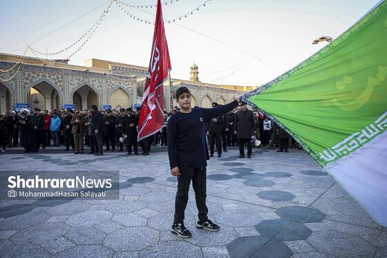 گزارش تصویری | مراسم تشییع پیکر مطهر شهید مدافع امنیت «مهدی ظریف» در مشهد ۲