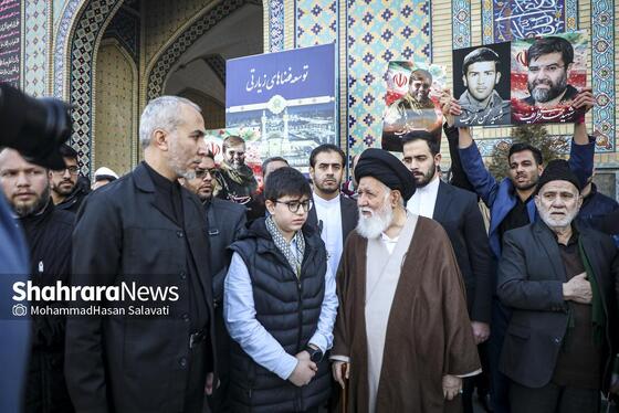 گزارش تصویری | مراسم تشییع پیکر مطهر شهید مدافع امنیت «مهدی ظریف» در مشهد ۲
