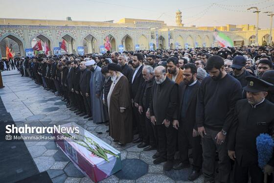 گزارش تصویری | مراسم تشییع پیکر مطهر شهید مدافع امنیت «مهدی ظریف» در مشهد ۲