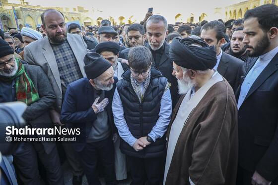 گزارش تصویری | مراسم تشییع پیکر مطهر شهید مدافع امنیت «مهدی ظریف» در مشهد ۲