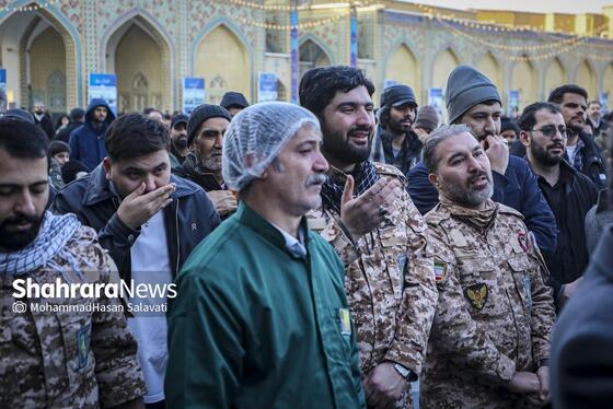 گزارش تصویری | مراسم تشییع پیکر مطهر شهید مدافع امنیت «مهدی ظریف» در مشهد ۲