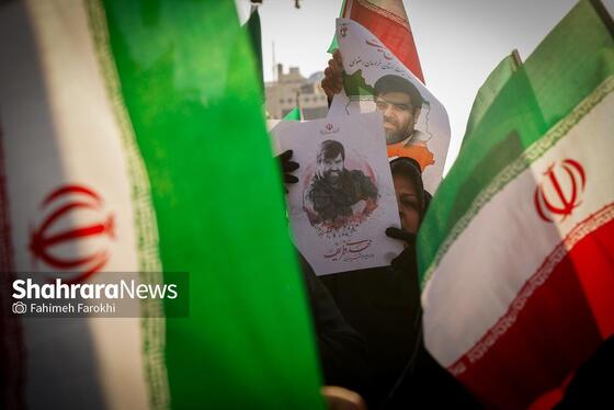 گزارش تصویری | مراسم تشییع پیکر مطهر شهید مدافع امنیت «مهدی ظریف» در مشهد ۳