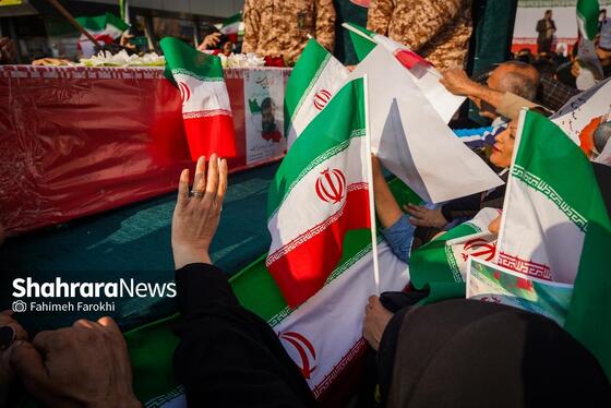 گزارش تصویری | مراسم تشییع پیکر مطهر شهید مدافع امنیت «مهدی ظریف» در مشهد ۳