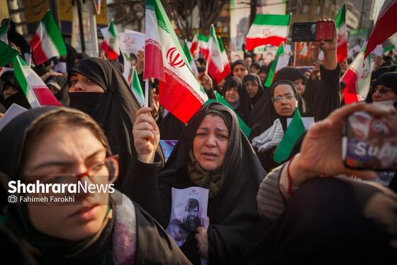 گزارش تصویری | مراسم تشییع پیکر مطهر شهید مدافع امنیت «مهدی ظریف» در مشهد ۳