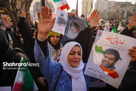 گزارش تصویری | مراسم تشییع پیکر مطهر شهید مدافع امنیت «مهدی ظریف» در مشهد ۳