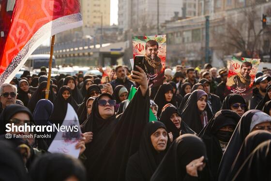 گزارش تصویری | مراسم تشییع پیکر مطهر شهید مدافع امنیت «مهدی ظریف» در مشهد ۳