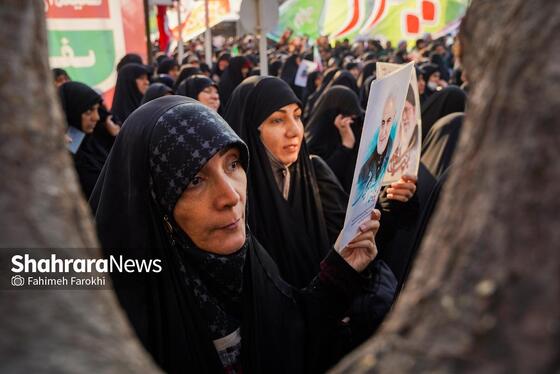 گزارش تصویری | مراسم تشییع پیکر مطهر شهید مدافع امنیت «مهدی ظریف» در مشهد ۳