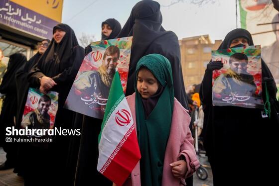 گزارش تصویری | مراسم تشییع پیکر مطهر شهید مدافع امنیت «مهدی ظریف» در مشهد ۳