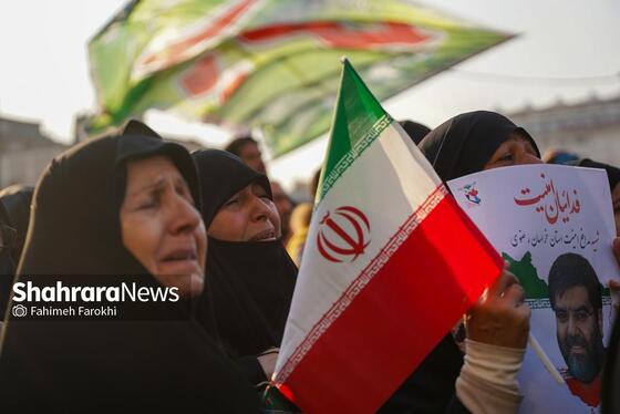 گزارش تصویری | مراسم تشییع پیکر مطهر شهید مدافع امنیت «مهدی ظریف» در مشهد ۳