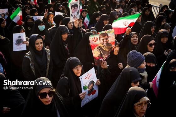 گزارش تصویری | مراسم تشییع پیکر مطهر شهید مدافع امنیت «مهدی ظریف» در مشهد ۳