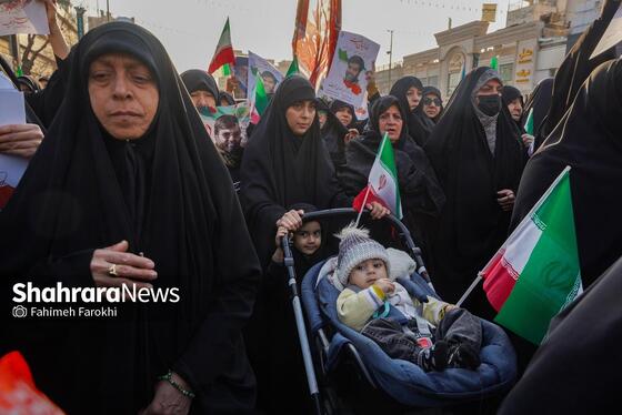 گزارش تصویری | مراسم تشییع پیکر مطهر شهید مدافع امنیت «مهدی ظریف» در مشهد ۳