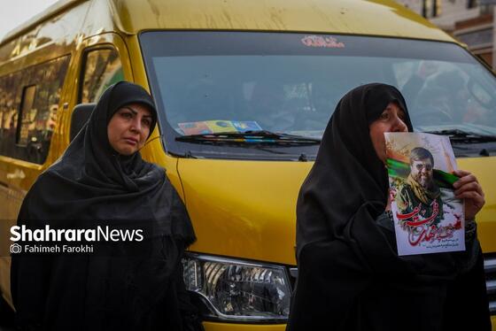 گزارش تصویری | مراسم تشییع پیکر مطهر شهید مدافع امنیت «مهدی ظریف» در مشهد ۳