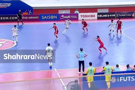 عکس‌های از بازی تیم‌های ملی فوتسال افغانستان و عربستان در جام ملت‌های فوتسال آسیا (۸ بهمن ۱۴۰۴)