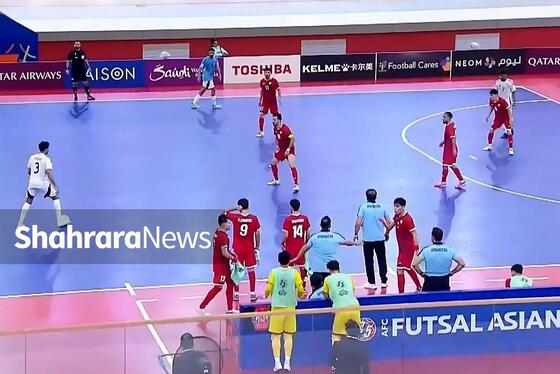 عکس‌های از بازی تیم‌های ملی فوتسال افغانستان و عربستان در جام ملت‌های فوتسال آسیا (۸ بهمن ۱۴۰۴)