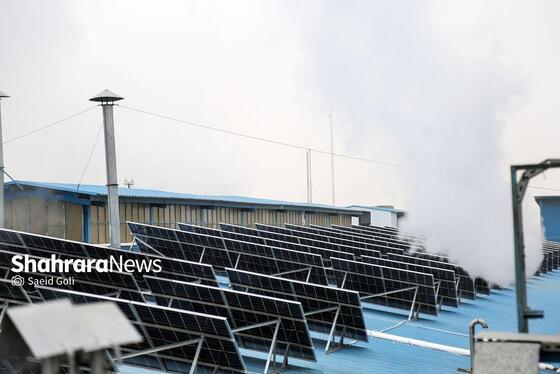 گزارش تصویری | مراسم بهره‌برداری از ۲.۶ مگاوات نیروگاه خورشیدی در مشهد