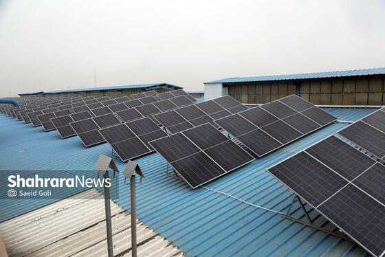 گزارش تصویری | مراسم بهره‌برداری از ۲.۶ مگاوات نیروگاه خورشیدی در مشهد