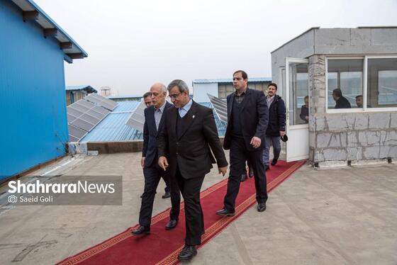 گزارش تصویری | مراسم بهره‌برداری از ۲.۶ مگاوات نیروگاه خورشیدی در مشهد
