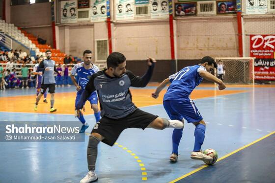 گزارش تصویری | لیگ دسته اول فوتسال | مسابقه وفاشمش مشهد و مقاومت همدان