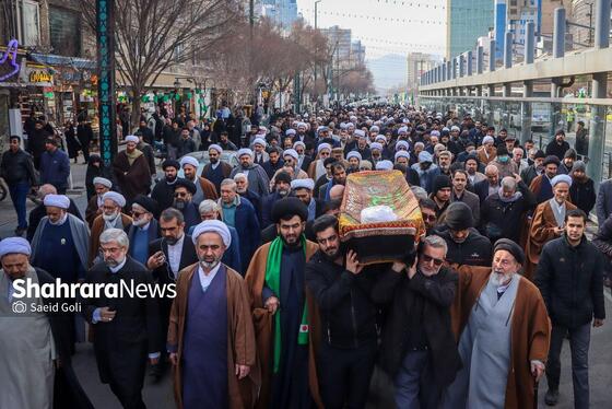 گزارش تصویری | آیین تشییع پیکر آیت‌الله «محمدهادی عبدخدایی»