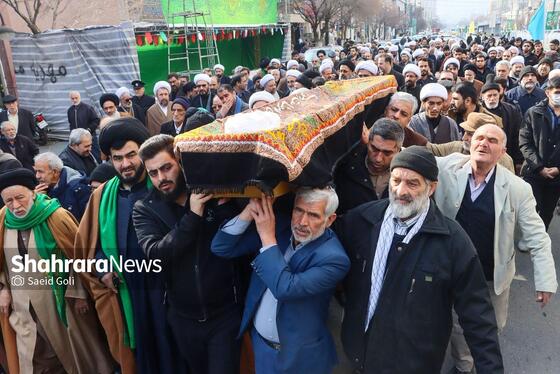 گزارش تصویری | آیین تشییع پیکر آیت‌الله «محمدهادی عبدخدایی»