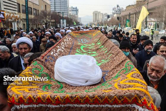 گزارش تصویری | آیین تشییع پیکر آیت‌الله «محمدهادی عبدخدایی»