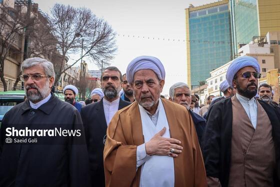 گزارش تصویری | آیین تشییع پیکر آیت‌الله «محمدهادی عبدخدایی»