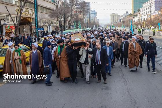 گزارش تصویری | آیین تشییع پیکر آیت‌الله «محمدهادی عبدخدایی»