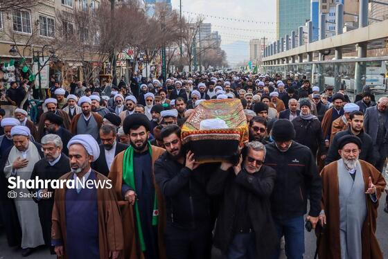 گزارش تصویری | آیین تشییع پیکر آیت‌الله «محمدهادی عبدخدایی»