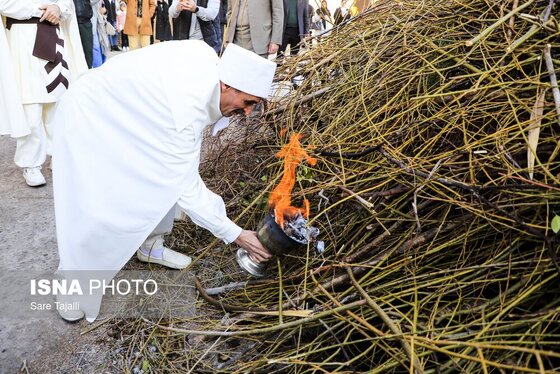 گزارش تصویری | آیین جشن سده کرمان