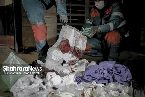 گزارش تصویری | رد عفونت بر آسفالت شهر