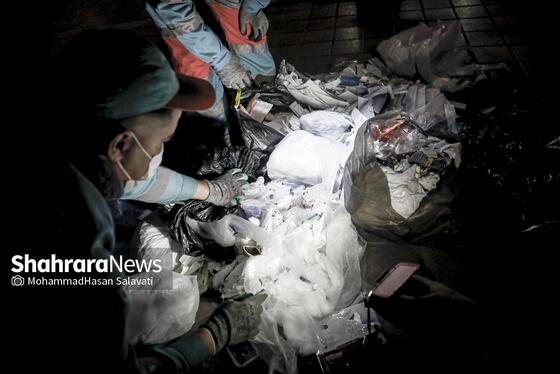 گزارش تصویری | رد عفونت بر آسفالت شهر