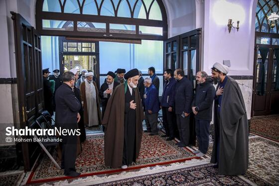 گزارش تصویری | مراسم ترحیم مرحوم آیت‌الله محمدهادی عبدخدایی در حرم مطهر رضوی