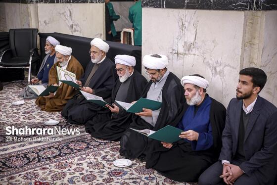 گزارش تصویری | مراسم ترحیم مرحوم آیت‌الله محمدهادی عبدخدایی در حرم مطهر رضوی