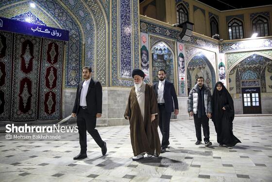 گزارش تصویری | مراسم ترحیم مرحوم آیت‌الله محمدهادی عبدخدایی در حرم مطهر رضوی