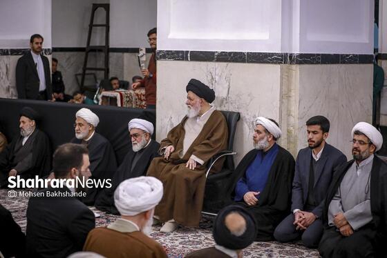 گزارش تصویری | مراسم ترحیم مرحوم آیت‌الله محمدهادی عبدخدایی در حرم مطهر رضوی