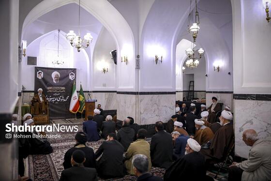 گزارش تصویری | مراسم ترحیم مرحوم آیت‌الله محمدهادی عبدخدایی در حرم مطهر رضوی