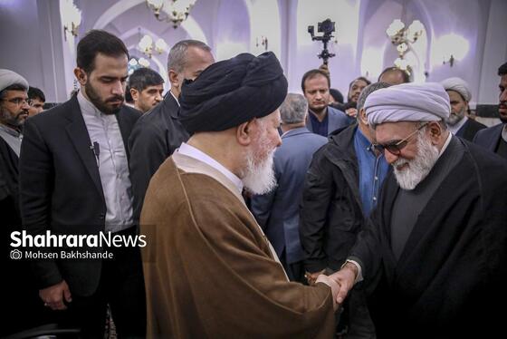 گزارش تصویری | مراسم ترحیم مرحوم آیت‌الله محمدهادی عبدخدایی در حرم مطهر رضوی