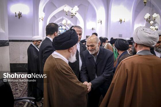 گزارش تصویری | مراسم ترحیم مرحوم آیت‌الله محمدهادی عبدخدایی در حرم مطهر رضوی