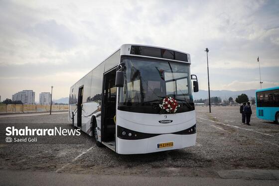 گزارش تصویری | آیین رونمایی از ۲۵ دستگاه اتوبوس جدید در مشهد (۱۲ بهمن ۱۴۰۴)